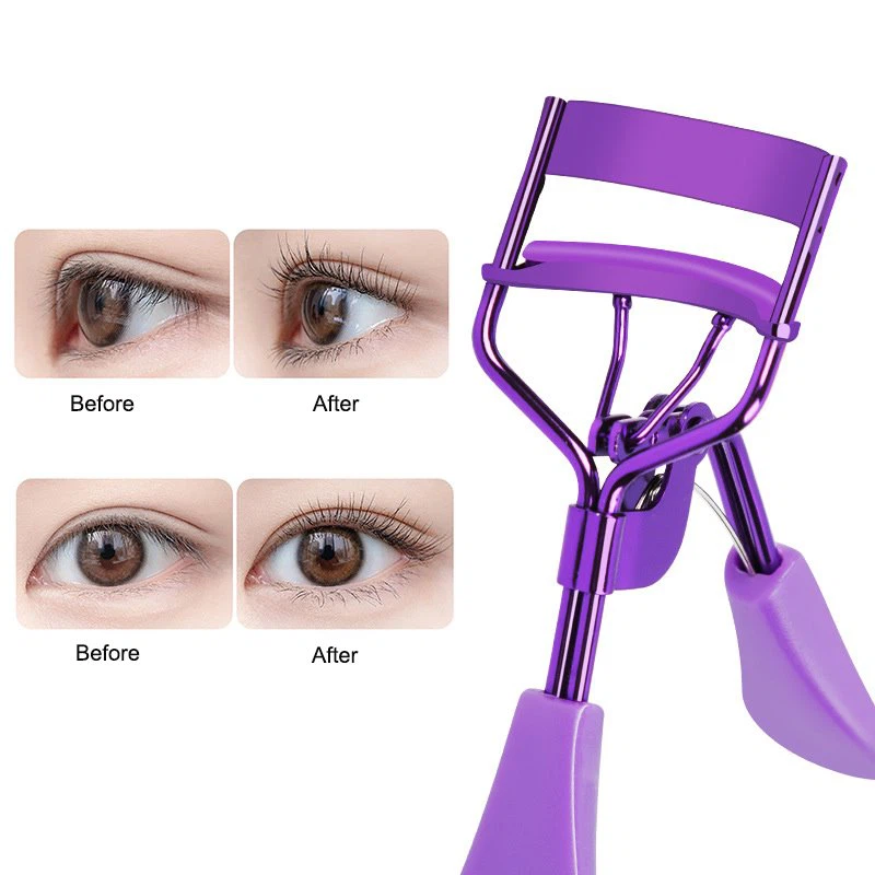 purple lashes curlers